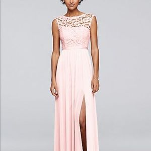 Bellini pink David’s bridal dress